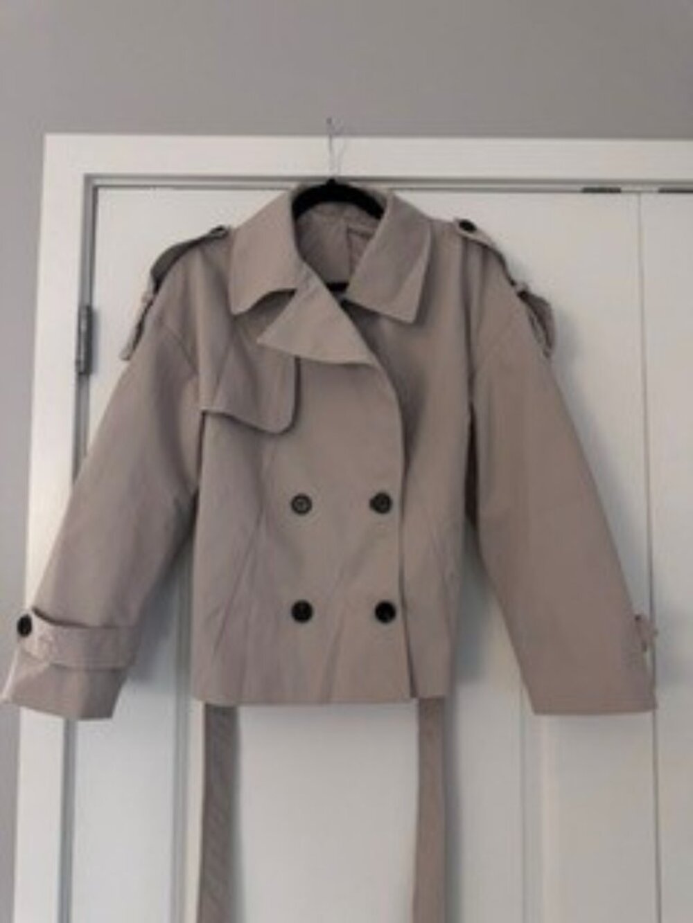 Cropped Trench Coat | Never Worn